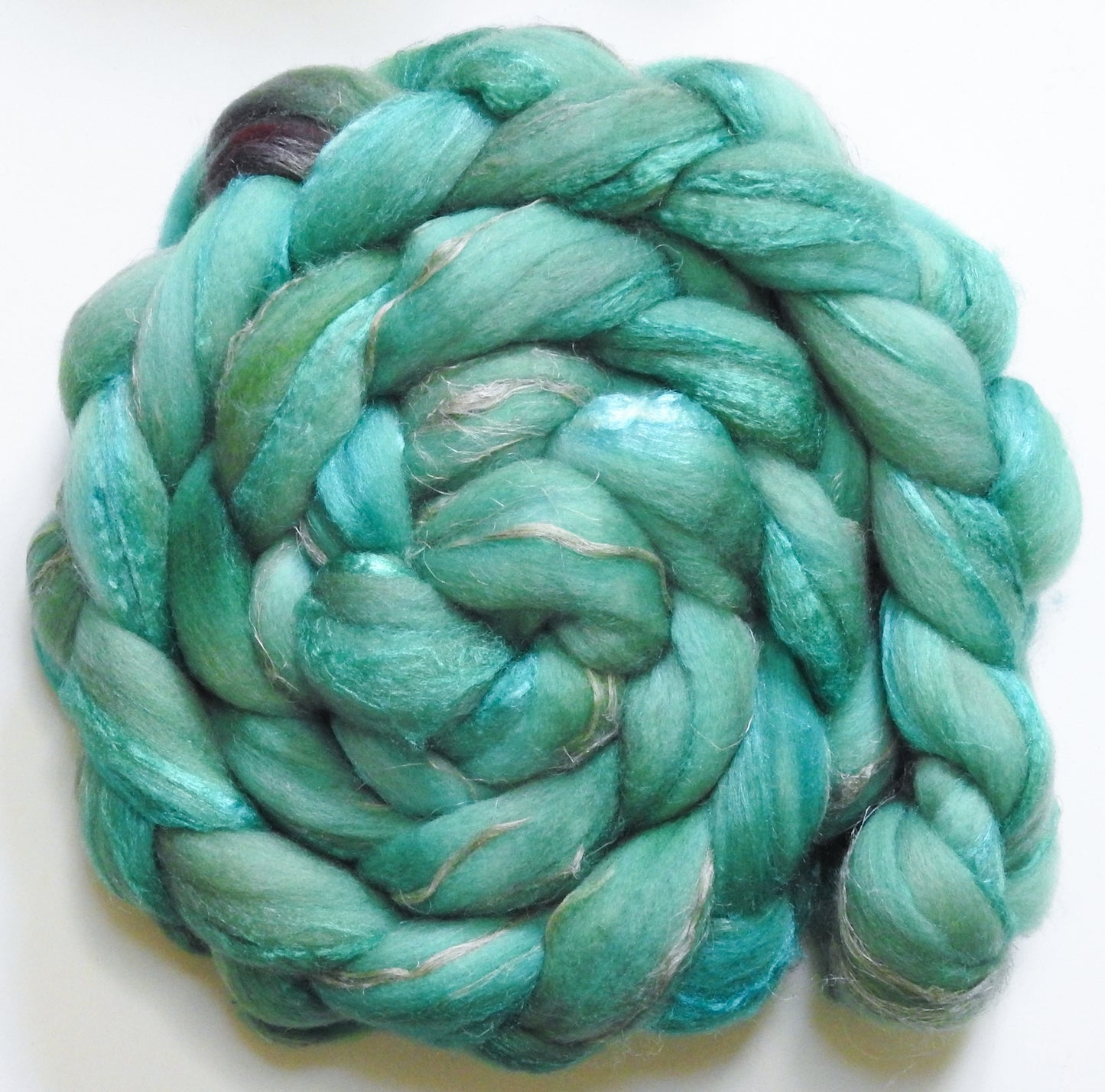 Ionian Sea (5.8 oz) - Merino/ Tussah Silk/ Natural Flax (50/25/25)