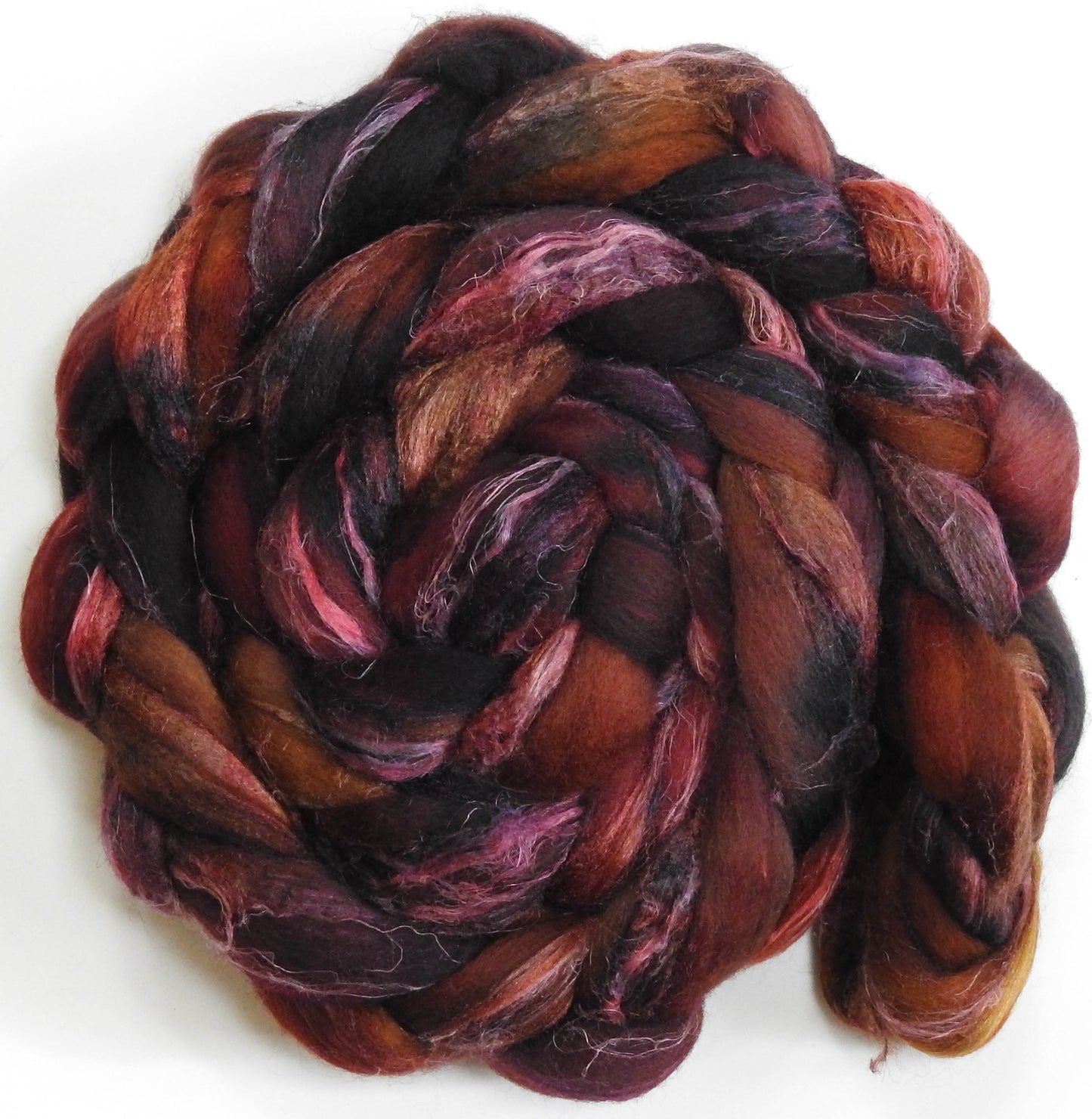 Padauk (5.9 oz) - Merino/ Tussah Silk/ Natural Flax (50/25/25)