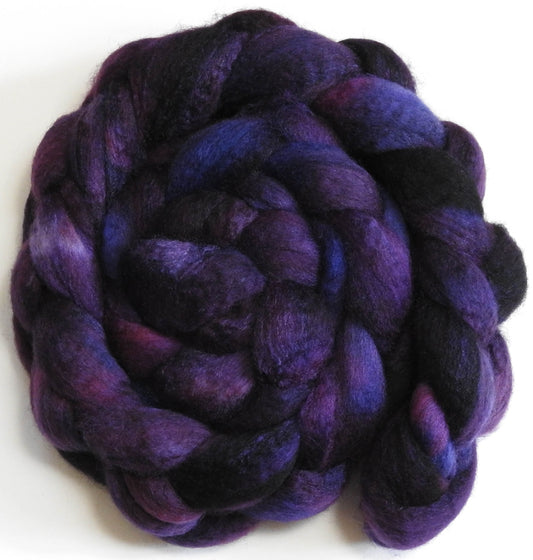 Black Currant (6 oz) - Blue-faced Leicester/ Tussah Silk (75/25)