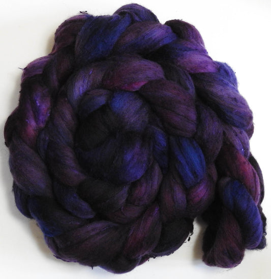 Black Currant (5.9 oz)- 25 micron Merino/ Silk Slubs (70/30)