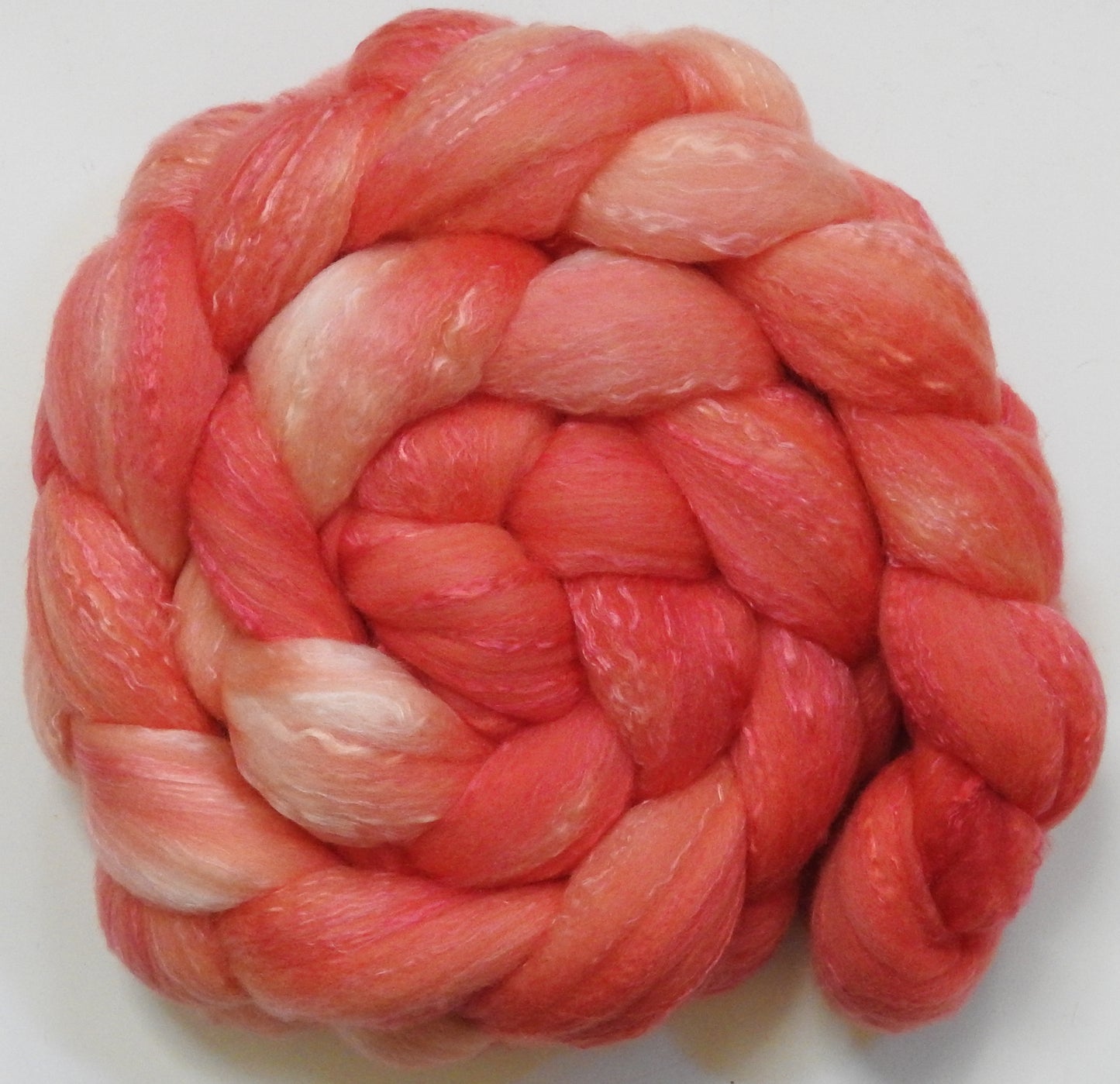 Sugar Coral (5.7 oz)- Shaniko Wool / Mulberry Silk (80/20)