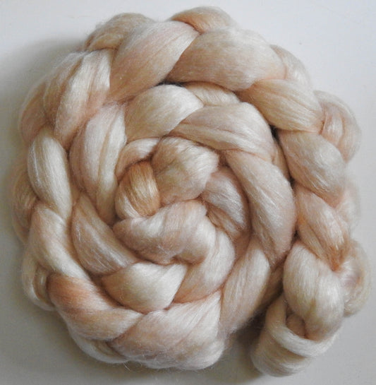 Shortbread (5.6 oz) -Batt in a Braid #10- Superfine Merino/ Silk/Kid Mohair /Corriedale(25/25/25/25)