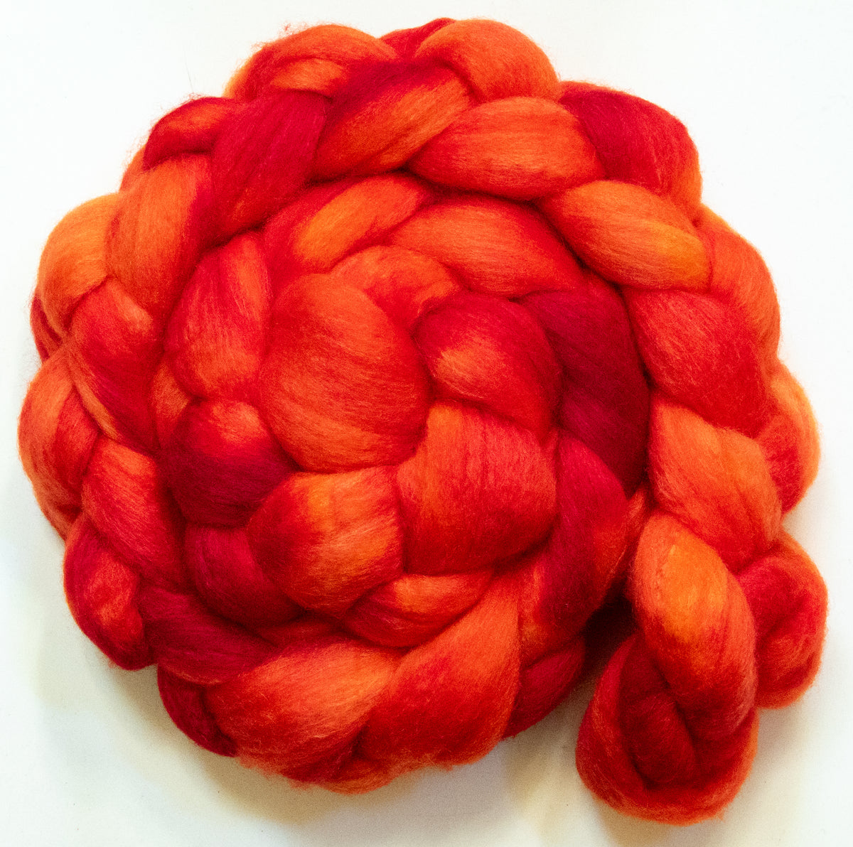 Tomato (5.8 oz) - Polwarth / Tussah silk (85/15)