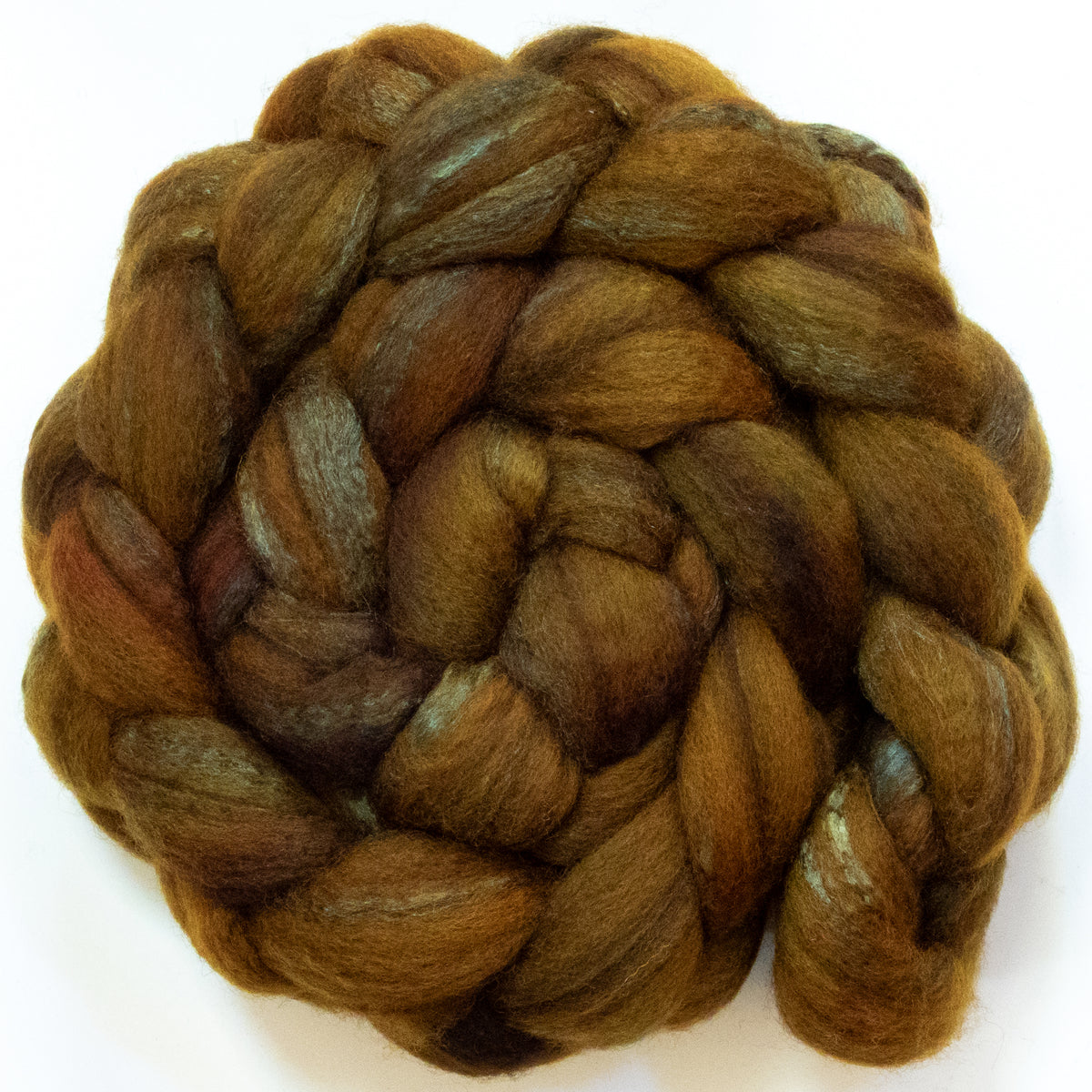 Bronze (5.7 oz) - Mixed Bfl /tussah silk (85/15)