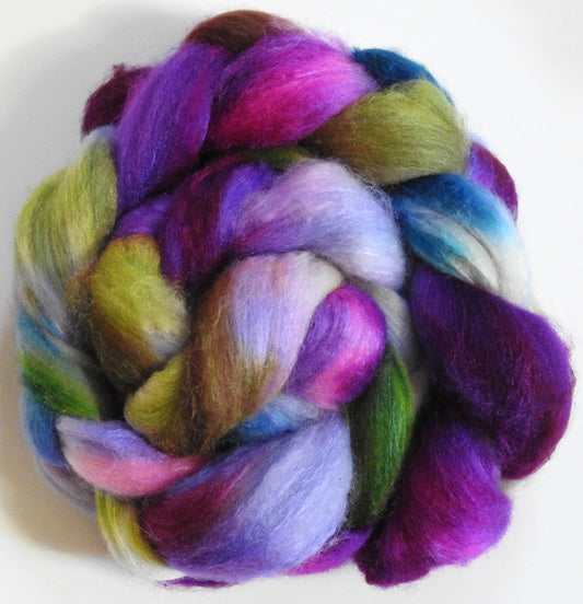 (3.4 oz) - Batt in a Braid #62 (Polwarth/ CASHMERE/ silk -50/25/25)