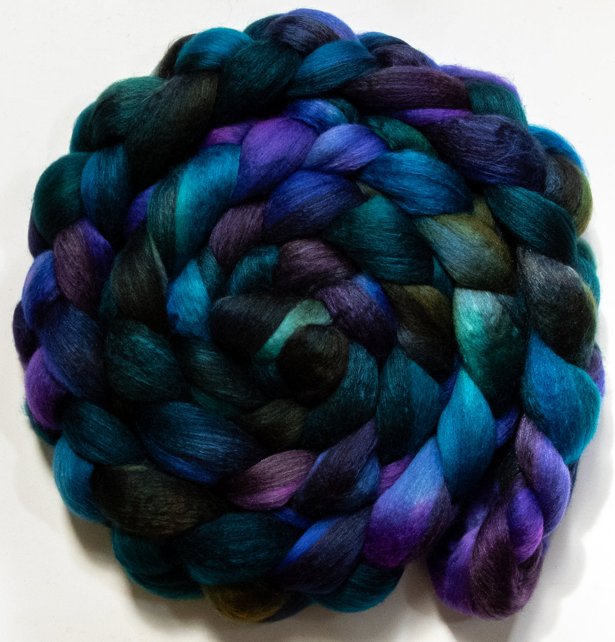 Peacock Ore (5.4 oz) - Harlequin Haunui / Mulberry Silk (70/30)