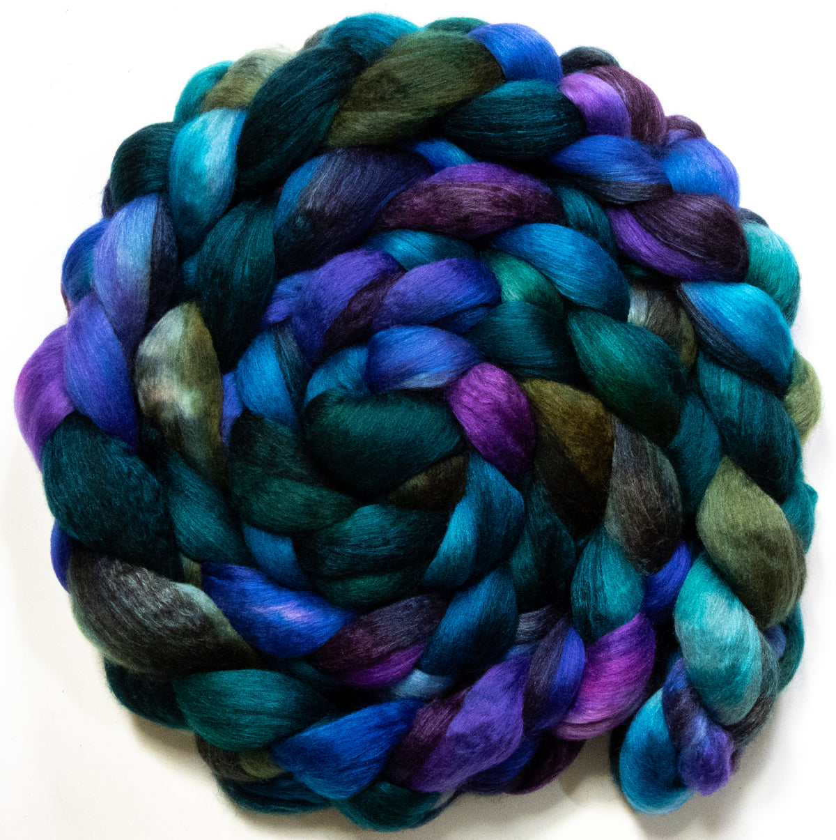 Peacock Ore (5.4 oz) - Harlequin Haunui / Mulberry Silk (70/30)
