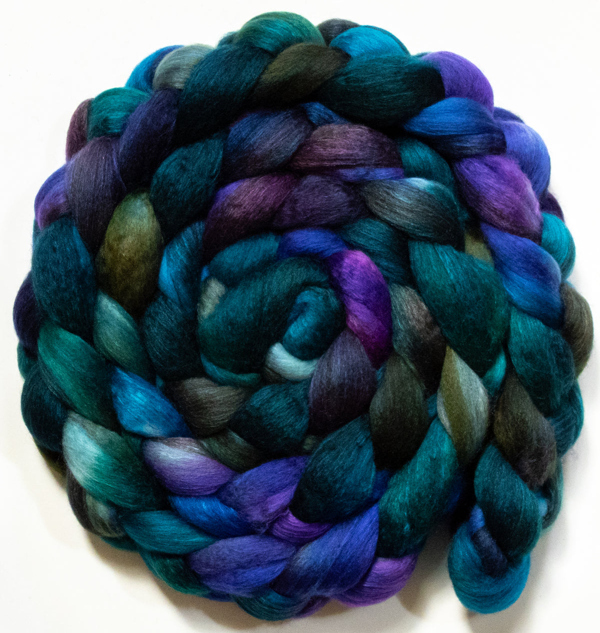 Peacock Ore (5.4 oz) - Harlequin Haunui / Mulberry Silk (70/30)