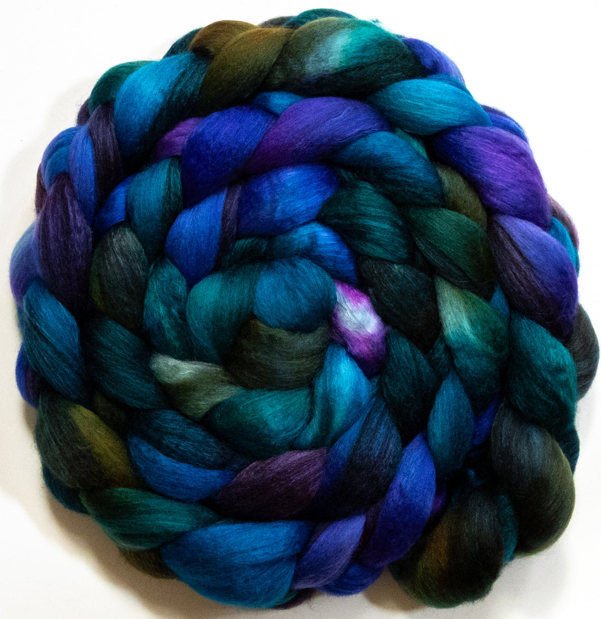 Peacock Ore (5.4 oz) - Harlequin Haunui / Mulberry Silk (70/30)