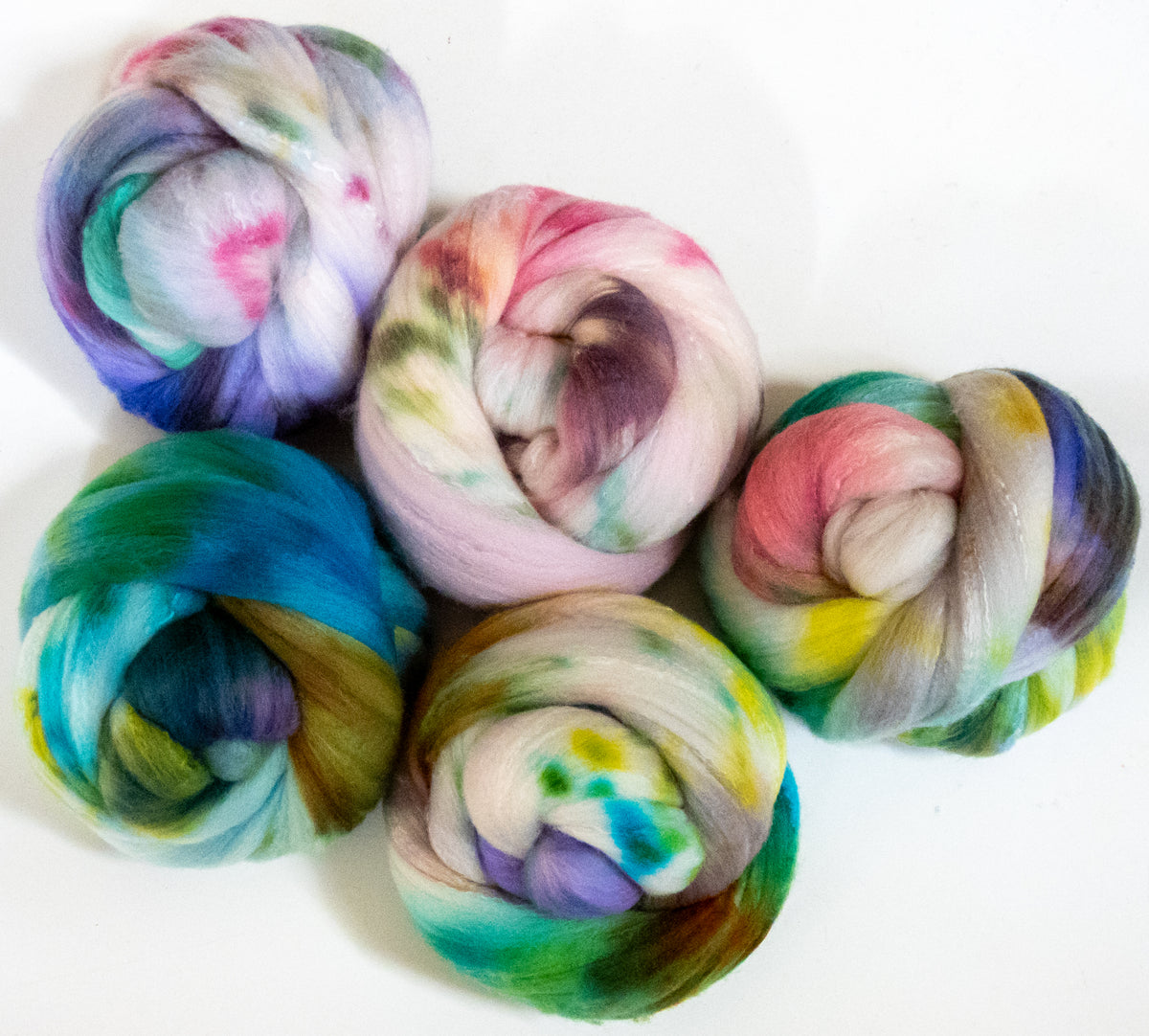 La Dolce Vita - Dyed Patchwork Set (7.2 oz) - Rambouillet /tussah silk (80/20)