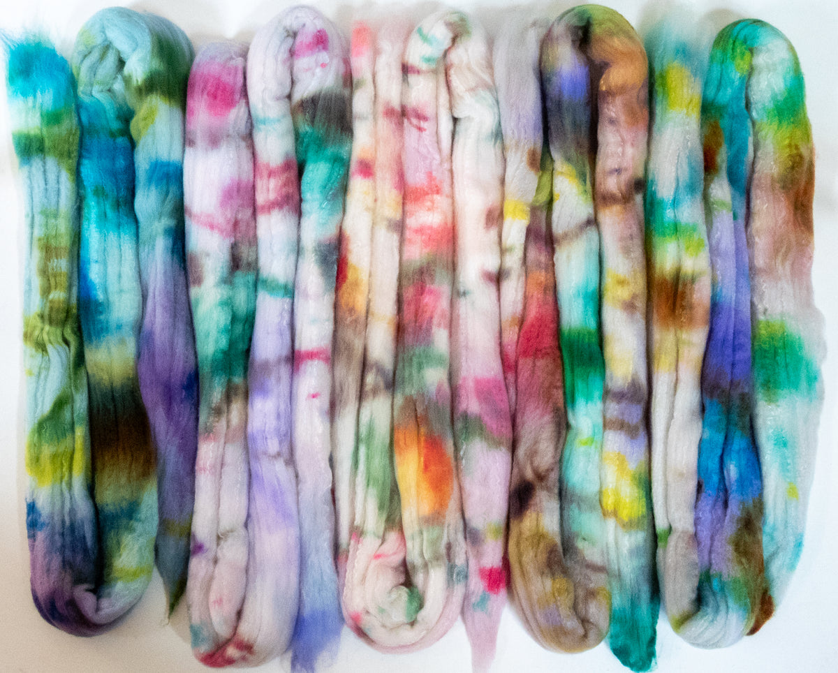 La Dolce Vita - Dyed Patchwork Set (7.2 oz) - Rambouillet /tussah silk (80/20)