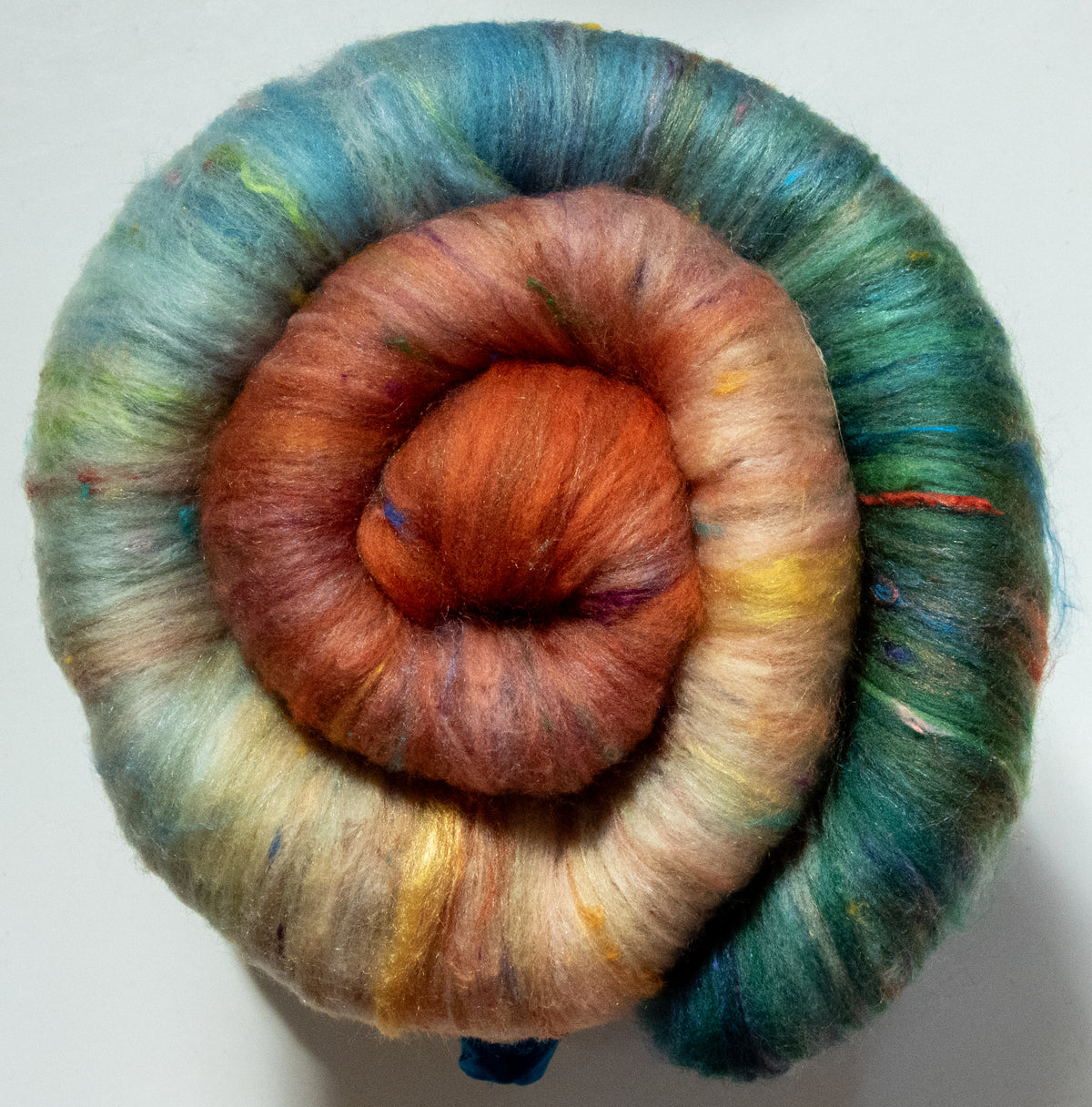 Venezia (3.8 oz) - Non-Sparkle Sticklebatts - Haunui fleece, merino, silk, silk noil