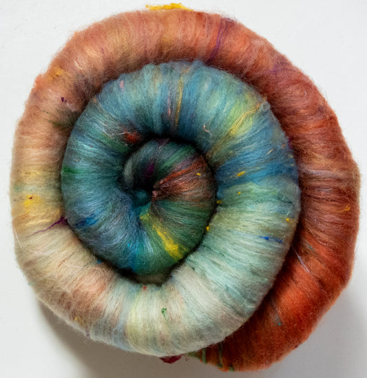 Venezia (3.8 oz) - Non-Sparkle Sticklebatts - Haunui fleece, merino, silk, silk noil