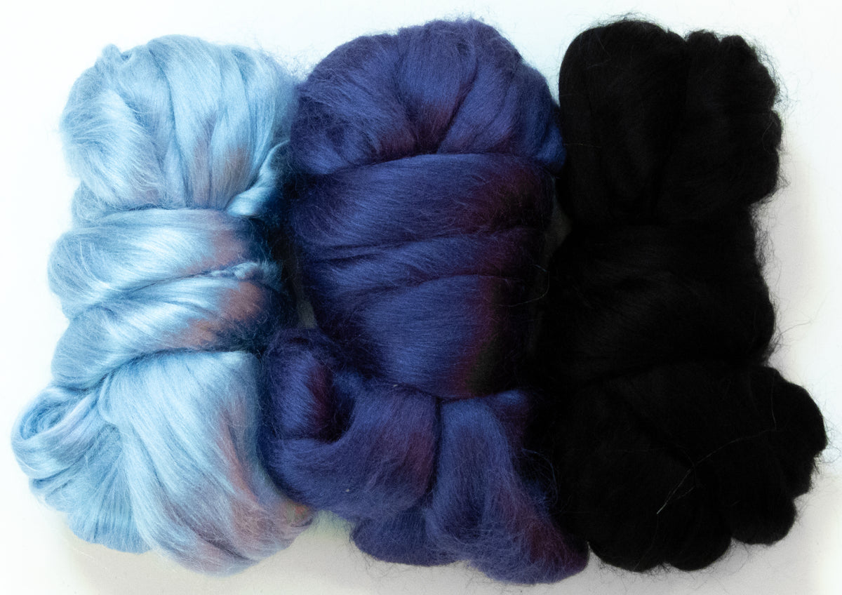 100% Bamboo Top- Feeling Blue - 3 oz total