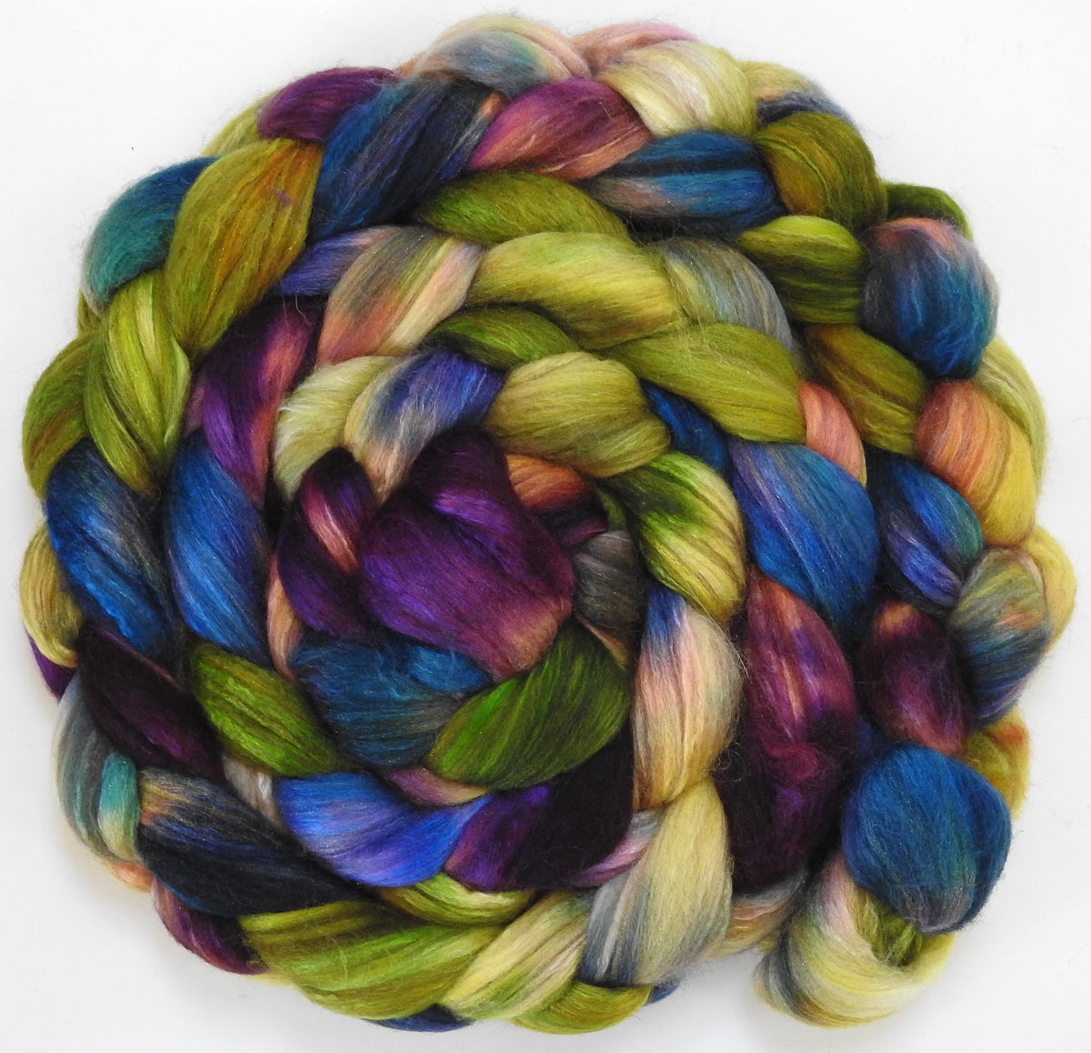 Mulb Long Story Short (7.9 oz) - Batt in a Braid #7 - Polwarth/ Manx / Mulb ...