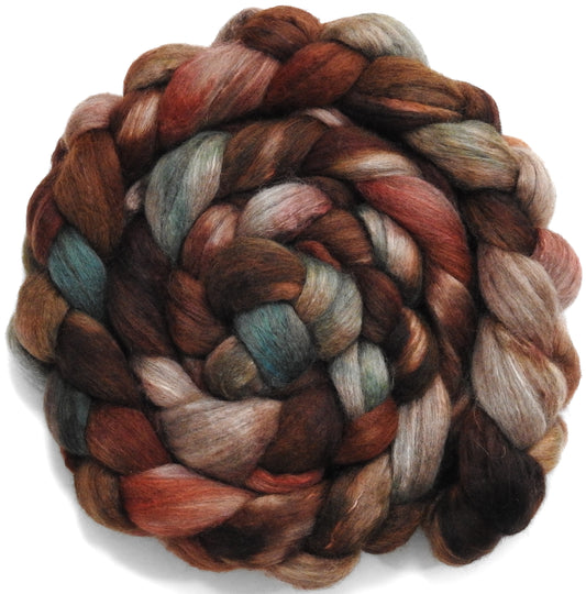 The Burrow (5.5 oz)- Polwarth/ YAK / Mulberry Silk (60/20/20)