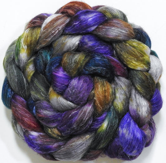 Mabinogion (5.9 oz) - Batt in a Braid #29 - Rambouillet / Tussah / Flax (40/40/20