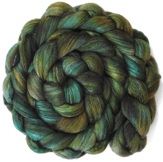 Cotyledon (5.7 oz) - Batt in a Braid #7 - Polwarth/ Manx / Mulberry silk/ Firestar (30/30/30/10) (Copy)