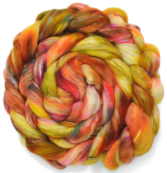 Walkin' on Sunshine (5.8 oz) - Merino/ Tussah Silk/ Natural Flax (50/25/25)