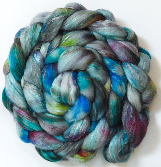 Summer Blues (5.8 oz) - Merino/ Tussah Silk/ Natural Flax (50/25/25)