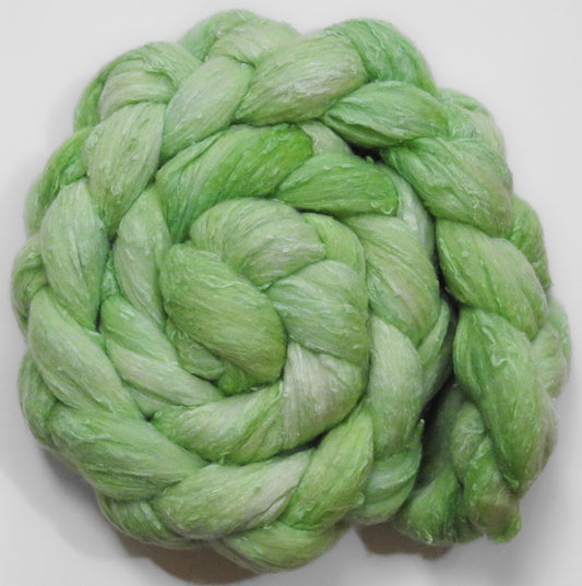 Seafoam (5.6 oz)- 25 micron Merino/ Silk Slubs (70/30)