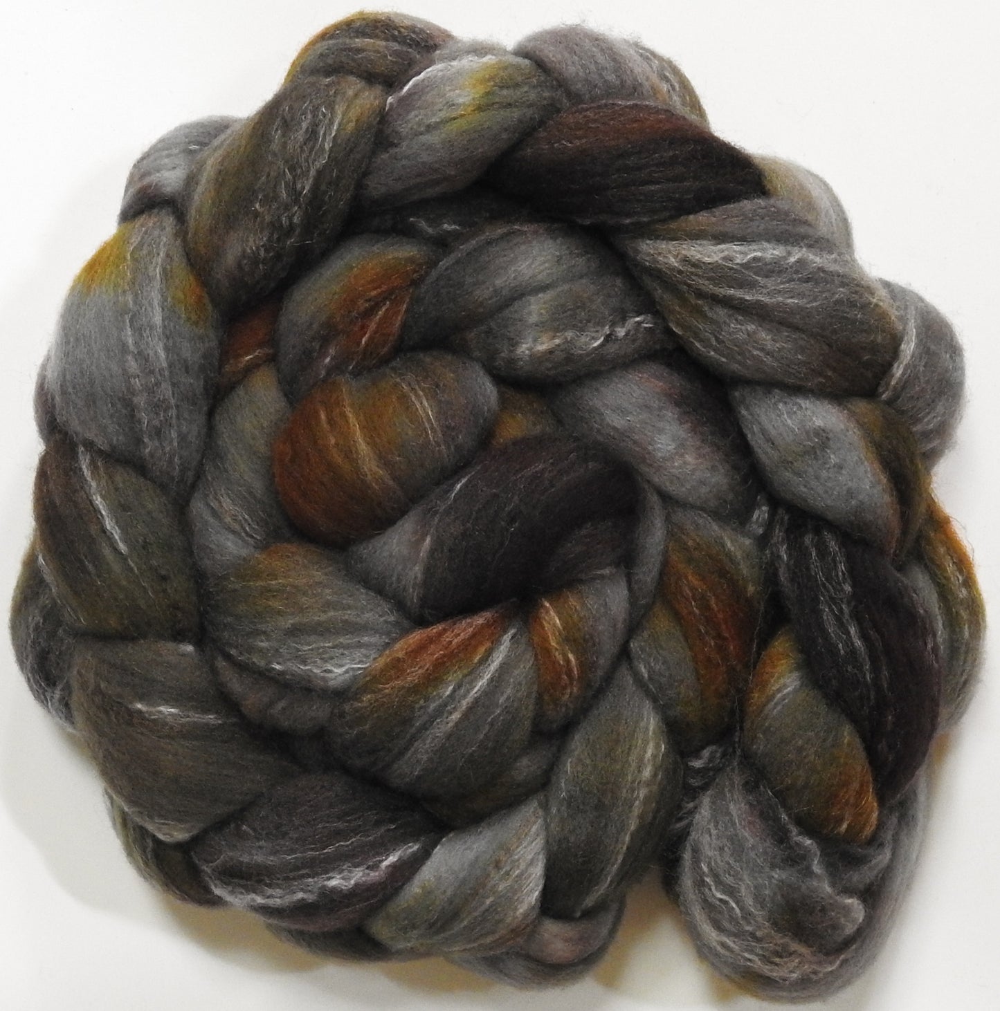 Screech Owl (grey morph) (5.8 oz)- Targhee/silk/ bamboo (80/10/10)