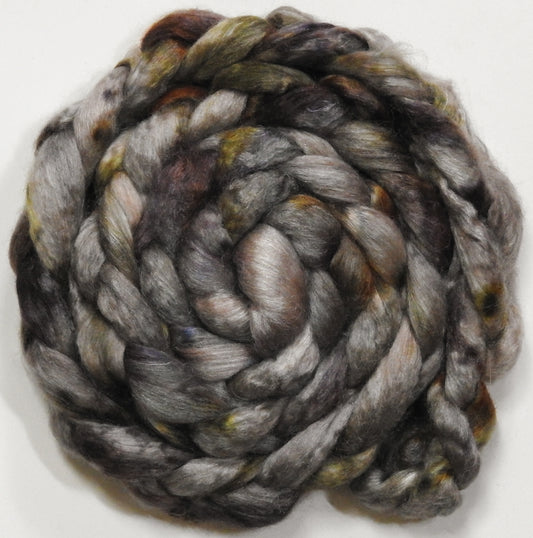 Screech Owl ( grey morph) (2.2 oz) - Mongolian Cashmere/ Tussah Silk (50/50)
