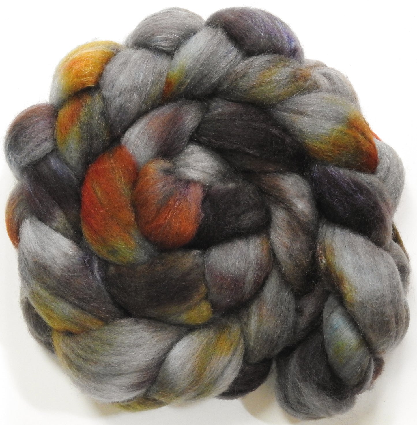 Screech Owl (grey morph) (5.6 oz) - Polwarth / Tussah silk (85/15)
