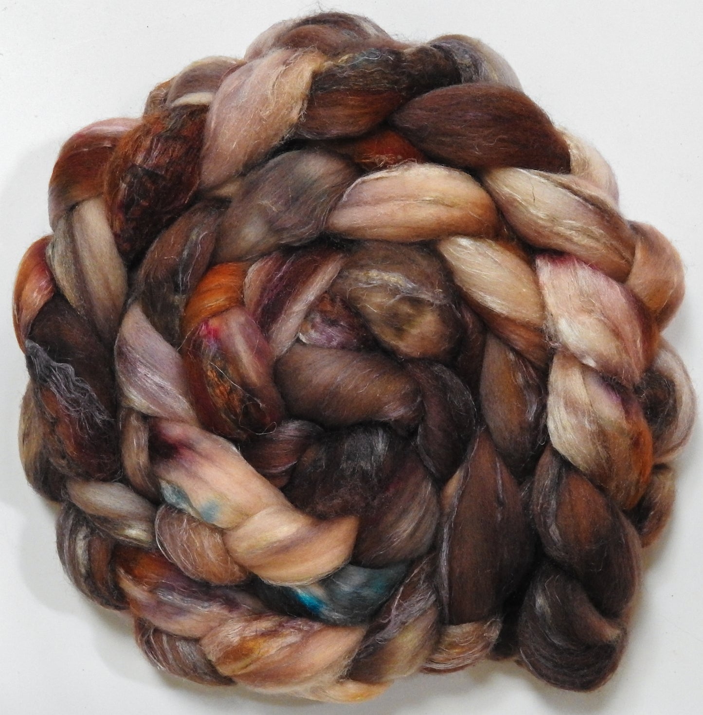 Barred Owl (5.6 oz) - Merino/ Tussah Silk/ Natural Flax (50/25/25)