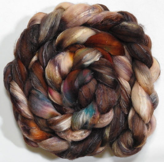 Barred Owl (5.6 oz) - Merino/ Tussah Silk/ Natural Flax (50/25/25)