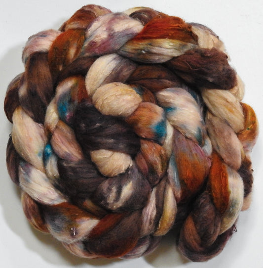 Barred Owl (5.6 oz)- 25 micron Merino/ Silk Slubs (70/30)
