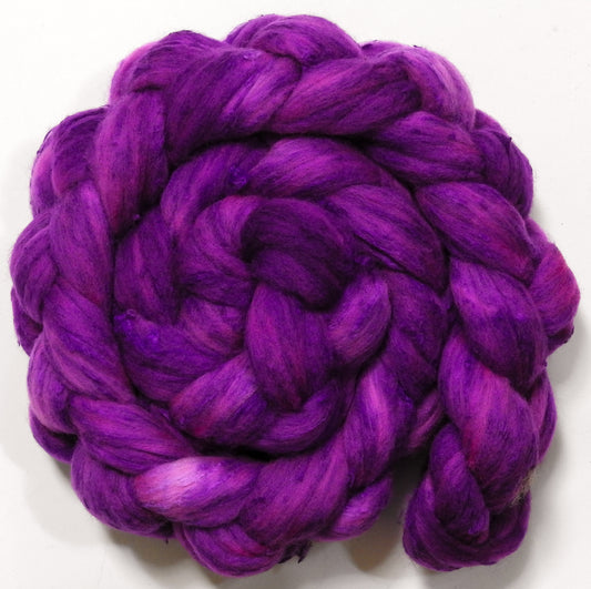 Tyrian Purple (5.7 oz)- 25 micron Merino/ Silk Slubs (70/30)