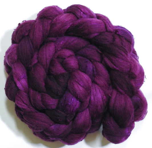 Aubergine (5.7 oz)- 25 micron Merino/ Silk Slubs (70/30)