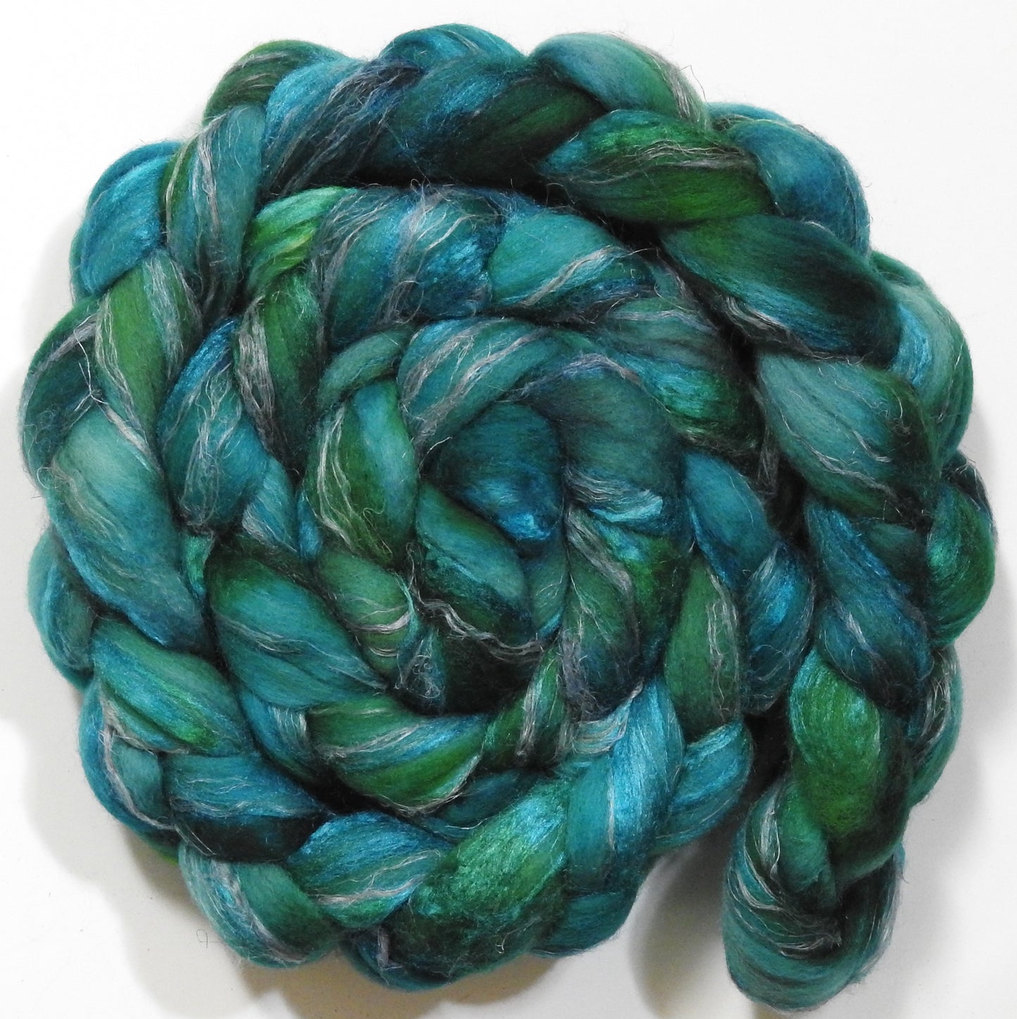 Neptune (5.7 oz) - Merino/ Tussah Silk/ Natural Flax (50/25/25)