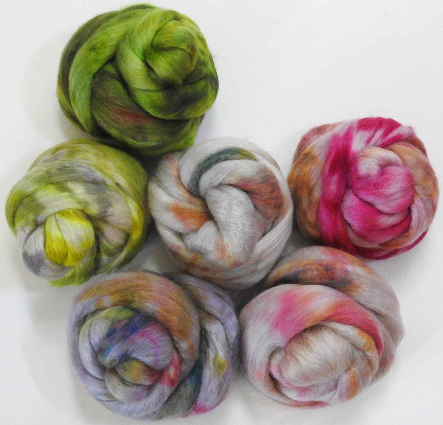 Mejiro- Dyed Gradient Set -(8 oz) -  Fog Haunui /mulberry silk (70/30)
