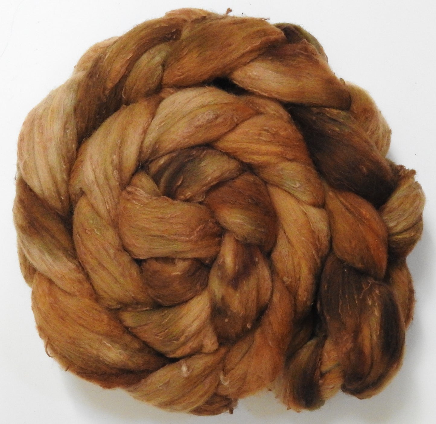 Pretzel (5.6 oz)- 25 micron Merino/ Silk Slubs (70/30)