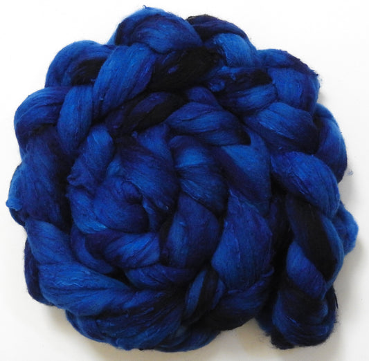 Blueblood (5.6 oz)- 25 micron Merino/ Silk Slubs (70/30)