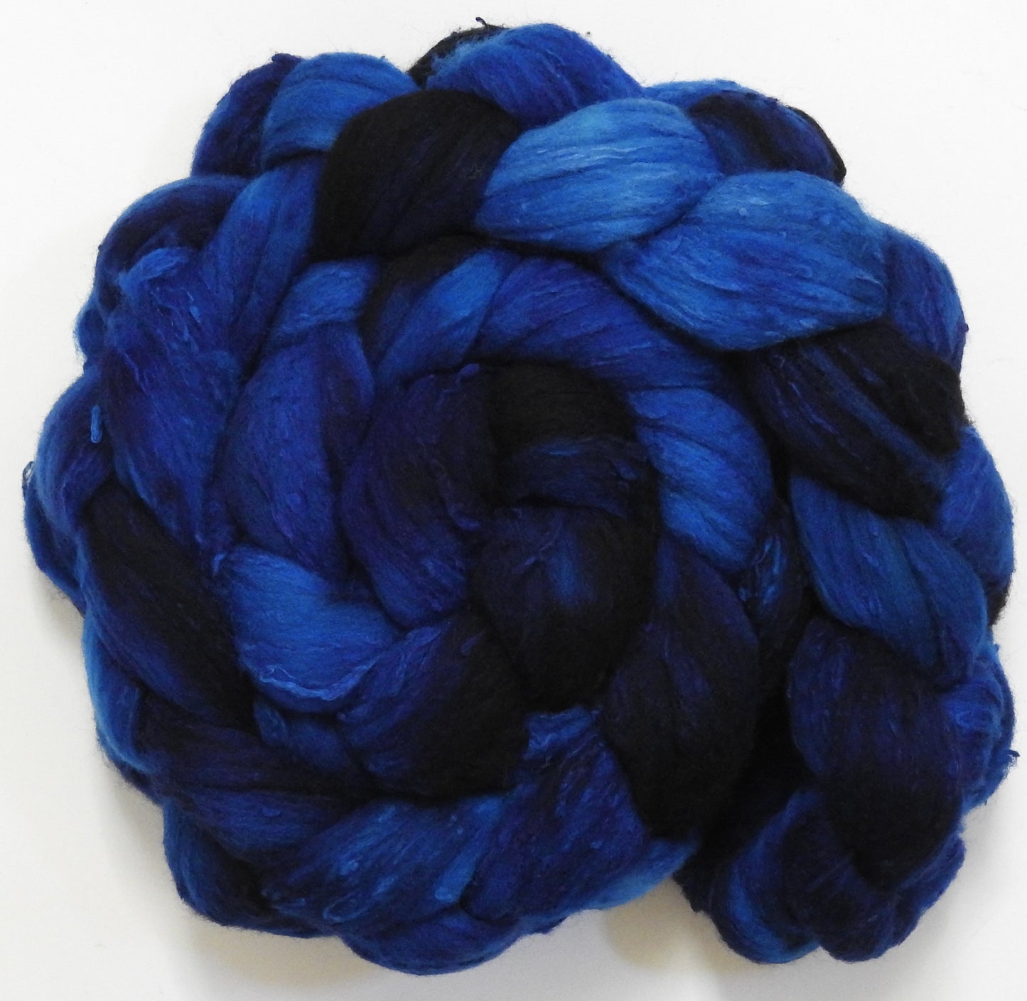 Blueblood (5.6 oz)- 25 micron Merino/ Silk Slubs (70/30)