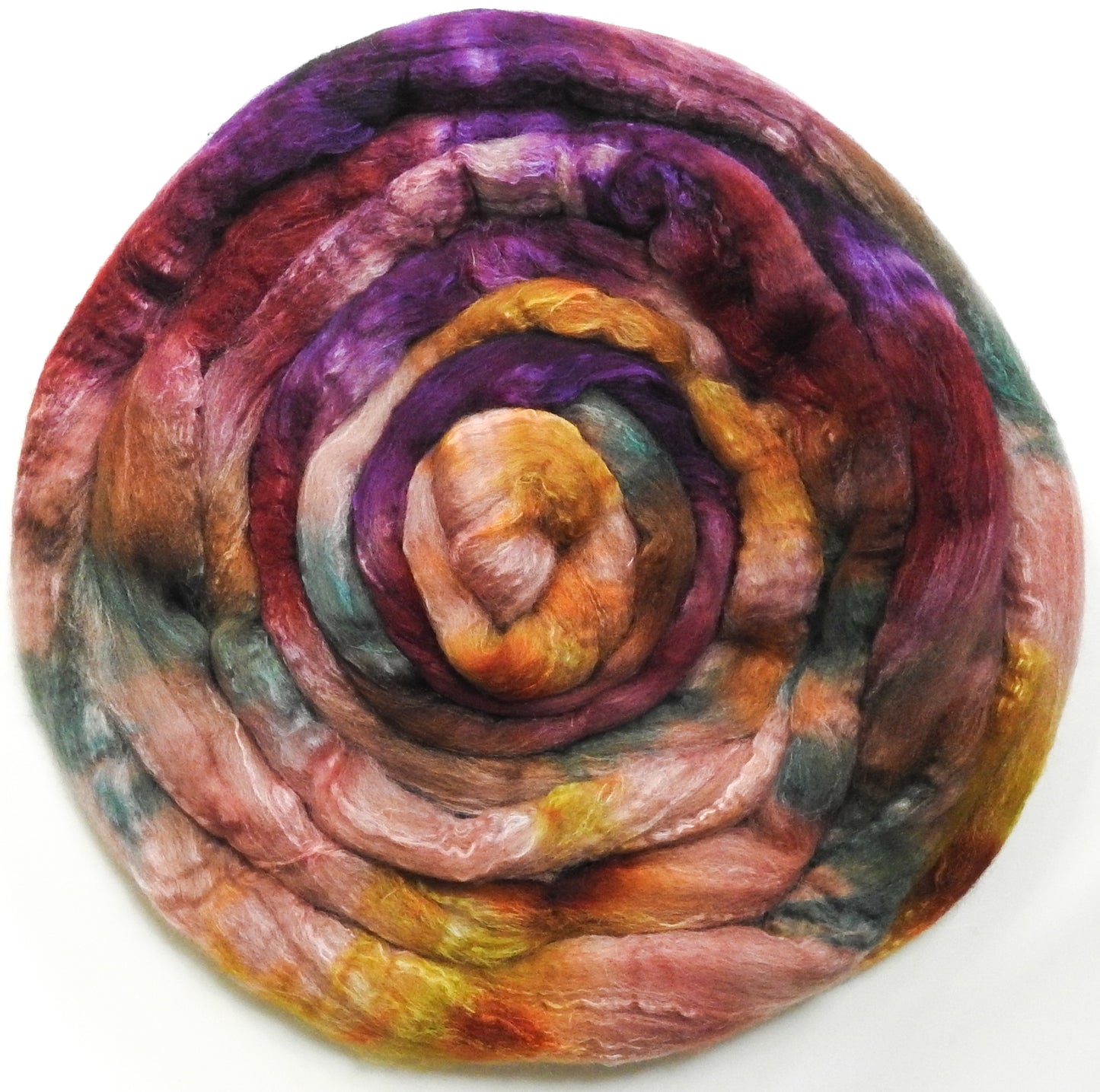 Lobelia Sackville-Baggins (5.6 oz) - Mixed Bfl /tussah silk (85/15)