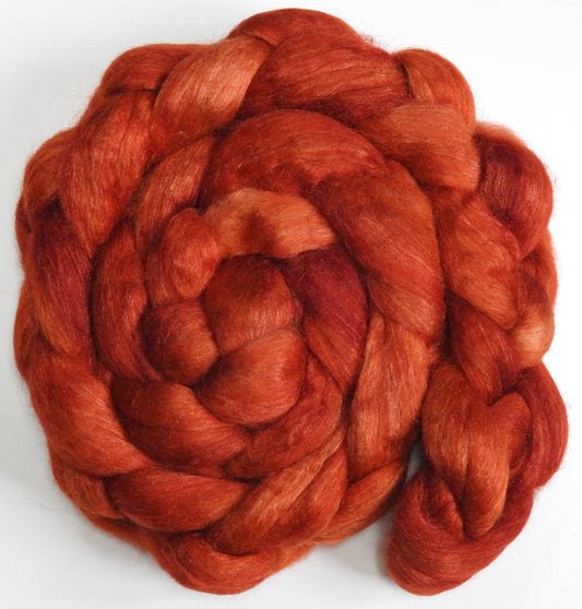 Bittersweet (5.7 oz) -Batt in a Braid #10- Superfine Merino/ Silk/Kid Mohair /Corriedale(25/25/25/25)