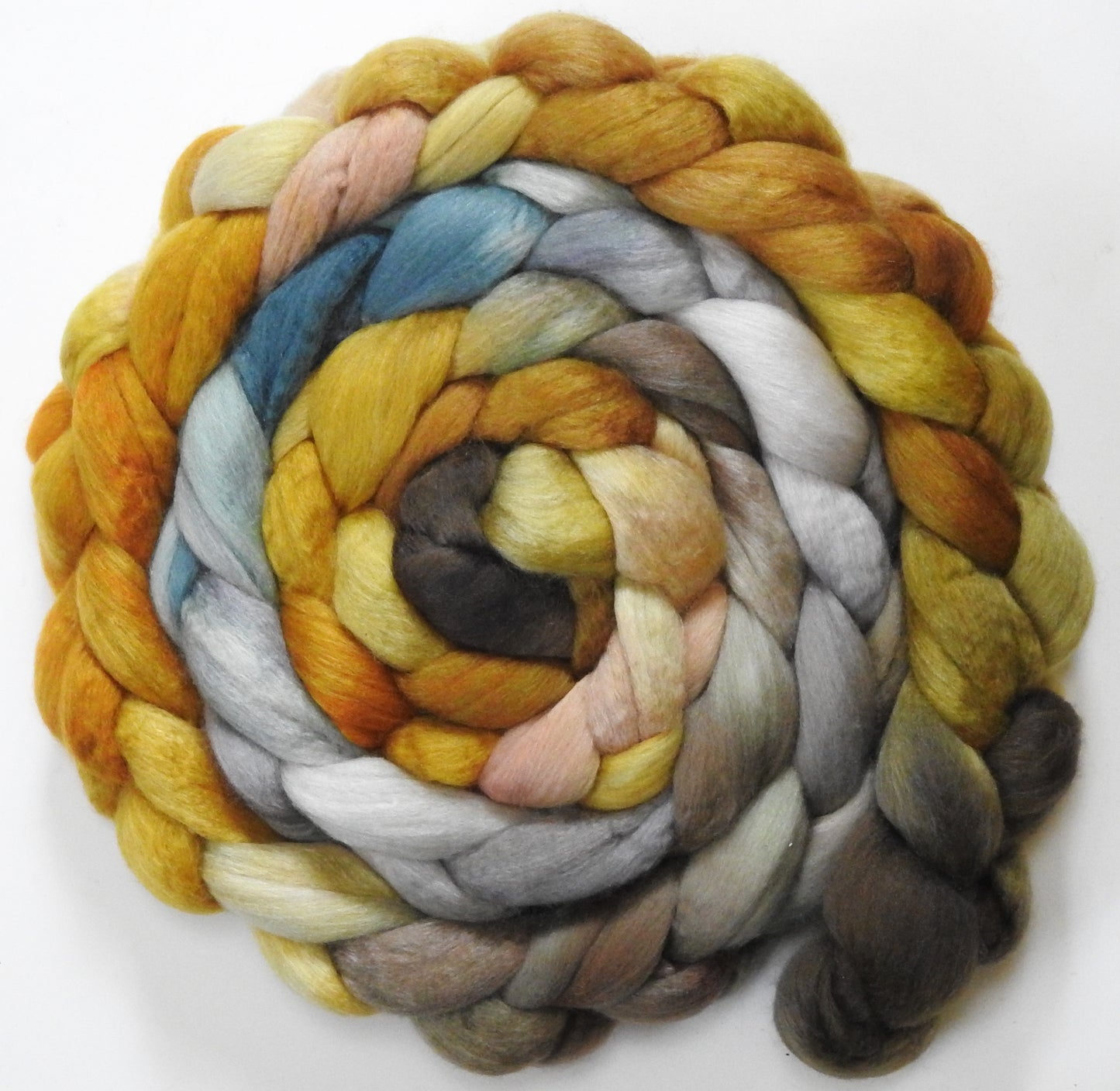 Tarnished (5.3 oz) - Fog Hogget Haunui (18.3 mic)/ Mulberry Silk (70/30)