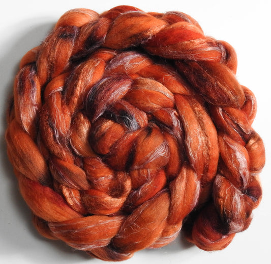 Fire Pit - Merino/ Tussah Silk/ Natural Flax (50/25/25)