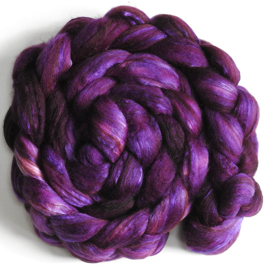 Pokeberry - 18.5 mic merino/ camel/ brown alpaca/ mulberry silk/ (40/20/20/20)