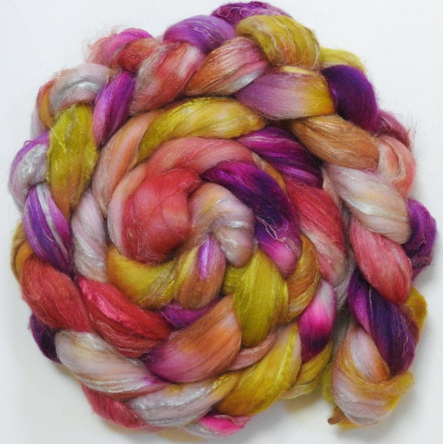 Goldilocks Gamgee (5.6 oz) - Merino/ Tussah Silk/ Natural Flax (50/25/25)