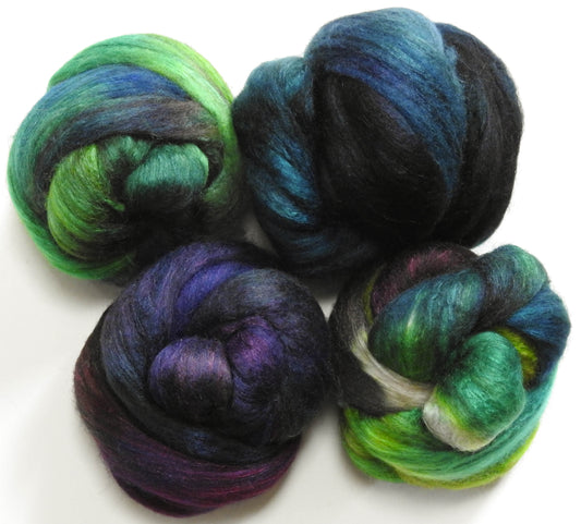 Sweet Basil - Gradient Braid Set -(6 oz) - Falkland Merino/ Baby Camel/ Llama/ Eri Silk (40/20/20/20)