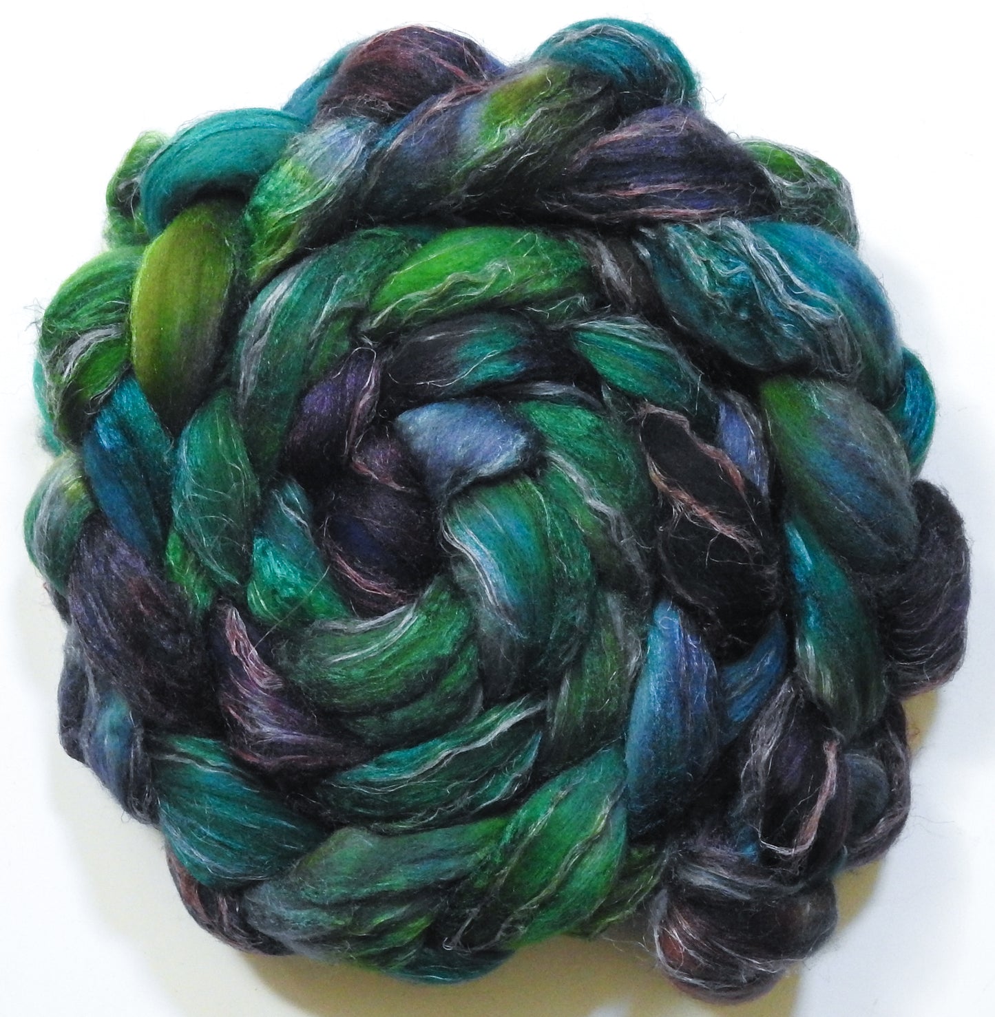 Watcher in the Water (5.8 oz) - Merino/ Tussah Silk/ Natural Flax (50/25/25)