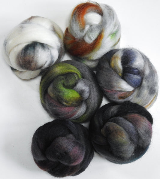 Slothy (9 oz) - Gradient Braid Set - Polwarth / Tussah silk (85/15)