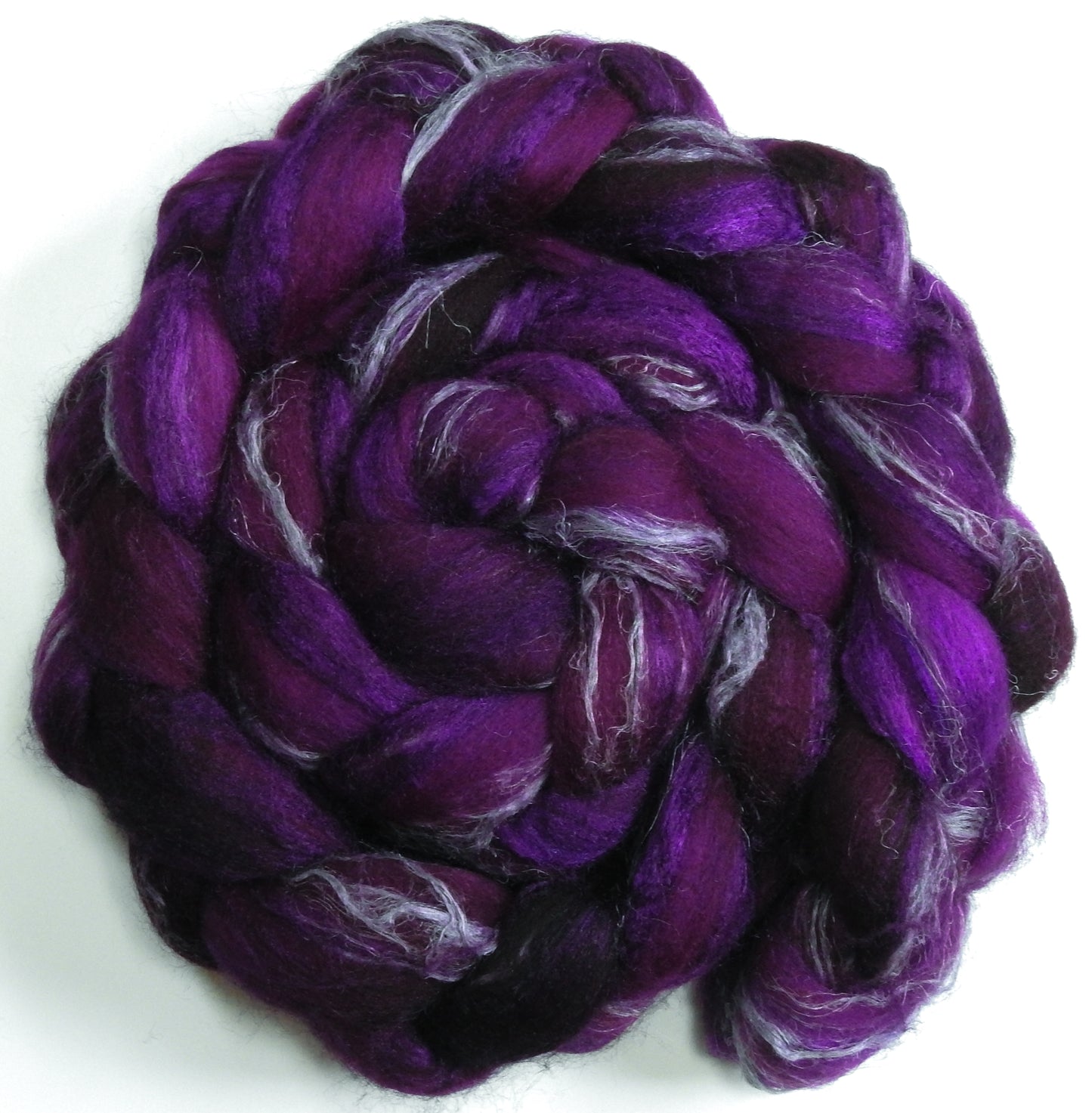 Pokeberry - Merino/ Tussah Silk/ Natural Flax (50/25/25)
