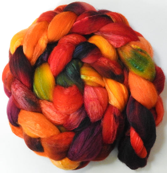 Dragon-fire (5.8 oz) - Polwarth / Tussah silk (85/15)