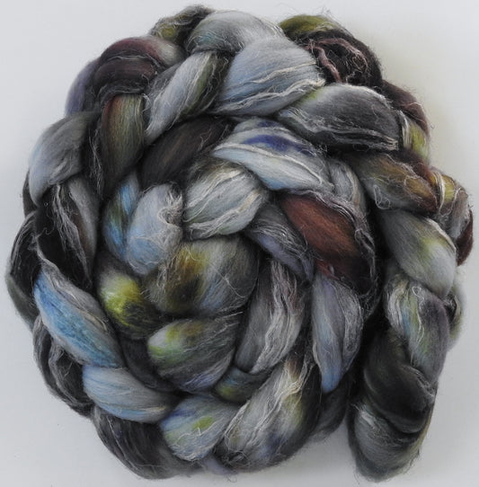 Great Grey Owl (5.7 oz) Merino/ Tussah Silk/ Natural Flax (50/25/25)